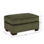 Repose-pieds de salon Roundhill Furniture Marvella avec revêtement en chenille Mosswood