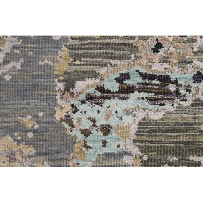 Canterbury Hand Knotted Area Rug in Brown