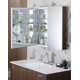 Verdera® Aluminum Medicine Cabinet with Adjustable Magnifying Mirror and Slow-Close Door