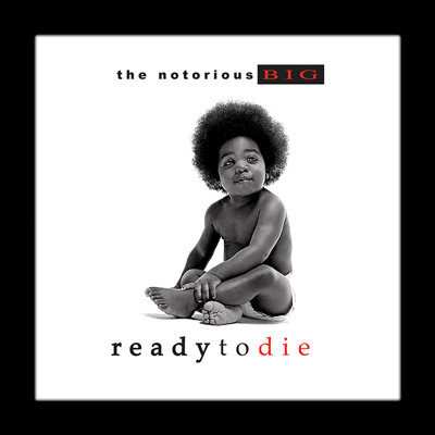 Notorious BIG - Ready to Die 12x12 Gel-Coat Framed Poster