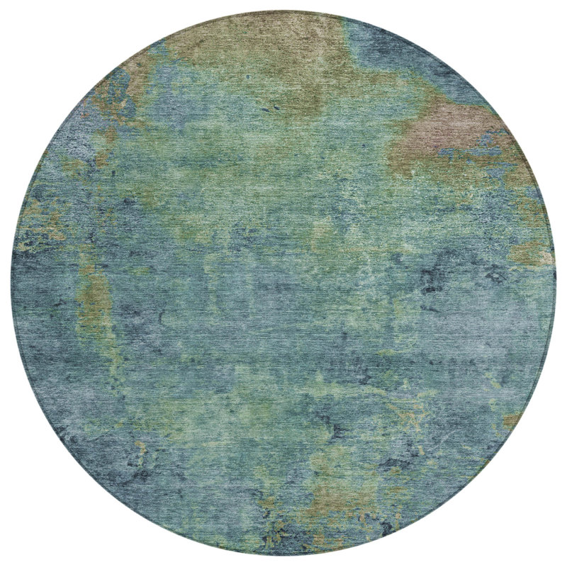 Tapis d'intérieur rond 8 po