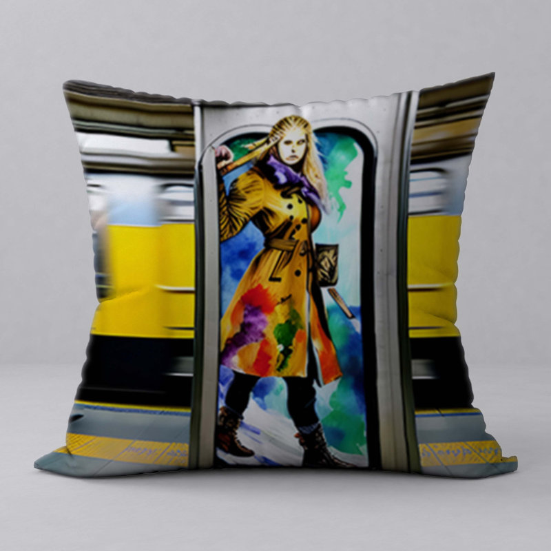 Reversible Throw Pillow