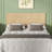 60.8 Inch Wavy Bohemian Wall-Hanging Headboard, MDF Build With Vertical Wood Grain Design For Bedroom-455501982