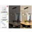 Nirupa 7 - Light Glass Dimmable LED Kitchen Island Linear Pendant-948038119
