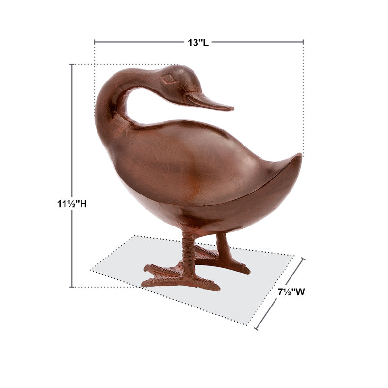Krugerville Weather Resistant Metal Garden Statue