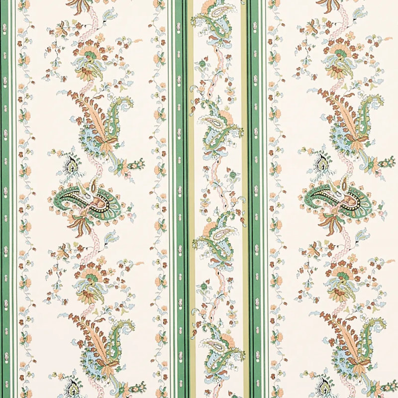Papier peint Elena, Vert