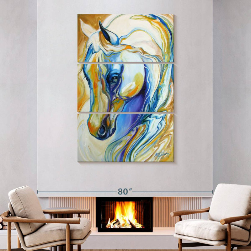 Brampt Arabian Abstract, 74" H x 48" W