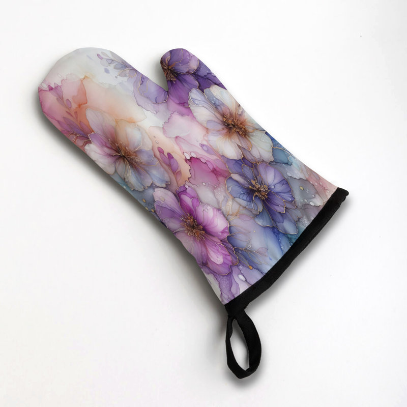 Sergé en coton violet