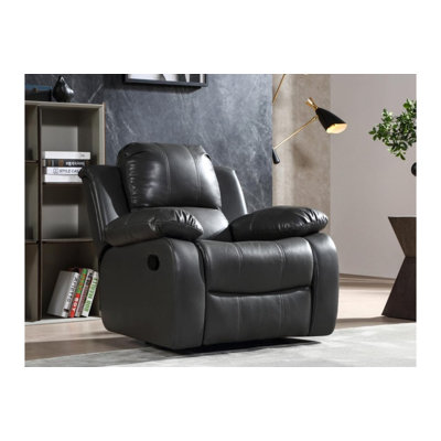 Arberie 102cm Wide Faux Leather Standard Recliner