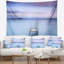 Tapisserie paysage marin mauve vif-28503804