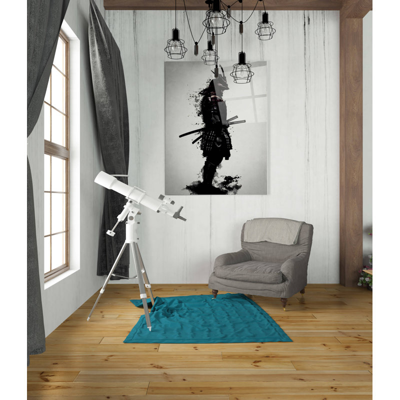 Trinx «Armoured Samurai» par Nicklas Gustafsson, art mural en verre acrylique, H 36 po x l 24 po x P 0,2 po