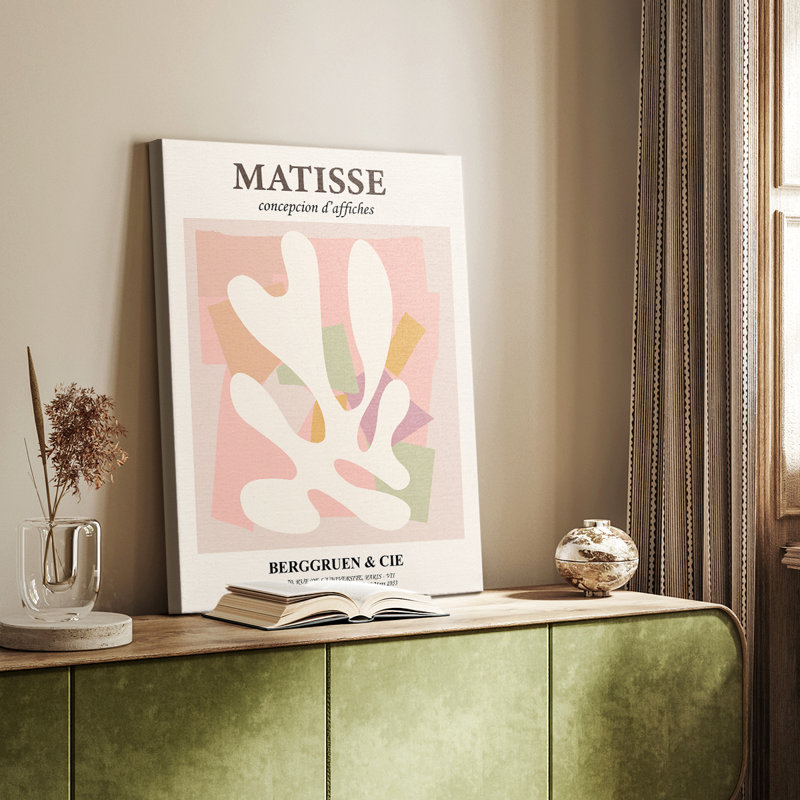 Matisse, reproduction d'art encadrée - Cavas, H 60 po x l 40 po