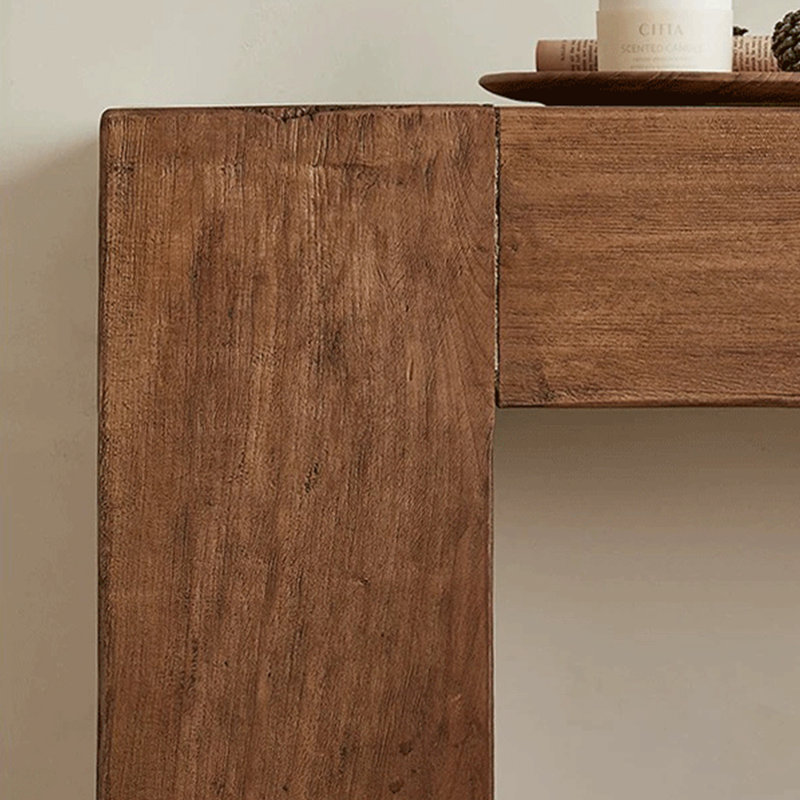 Console moderne et simple en bois massif, 29.9" H x 62.9" W x 11.8" D