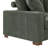 Sage 86" Upholstered Corduroy Sofa With Solid Wood Legs