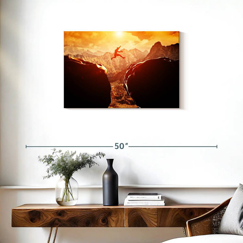 Sireci Extreme Cliff Jumping, 20" H x 30" W