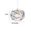 16cm H Plastic Novelty Pendant Shade ( Screw On ) in Clear