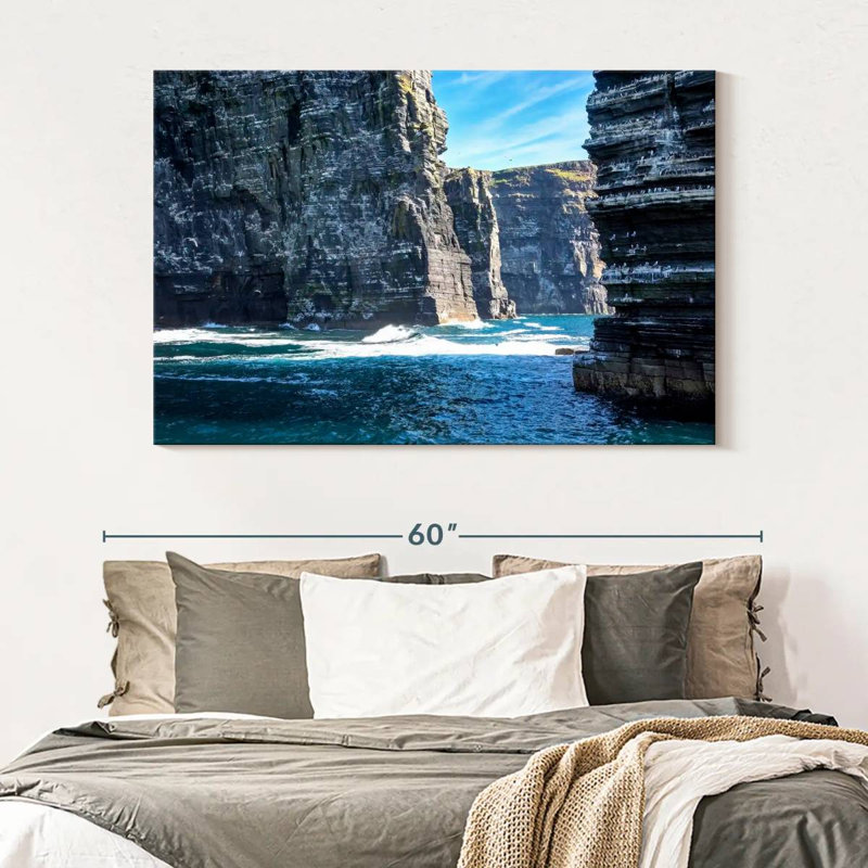 Kavia Sea Cliffs, 34" H x 51" W