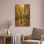 Tableau mural en métal doré « City Time » de JD, 40,6 cm x 61 cm-134702867
