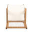 Chaise de patio avec coussin (ensemble de 2)