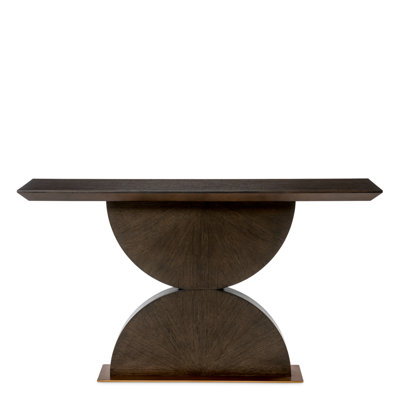 Console Table Spring Mocha Oak Veneer - Top