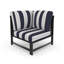 Chaise de patio modulaire d'extérieur Oltjana avec coussins Sunbrella-124235846