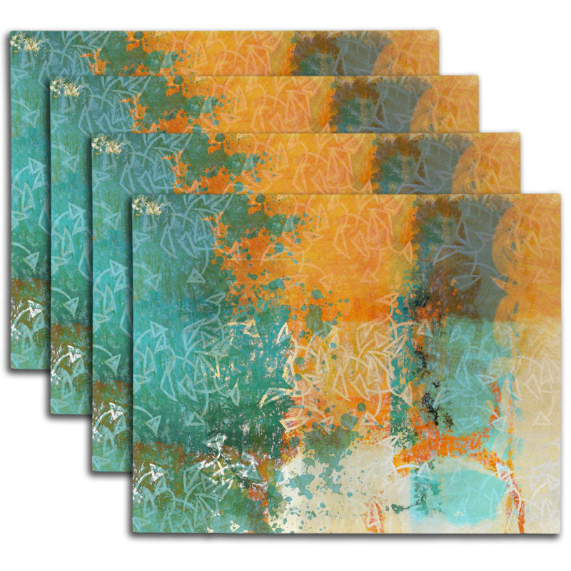 Napperon abstrait en polyester