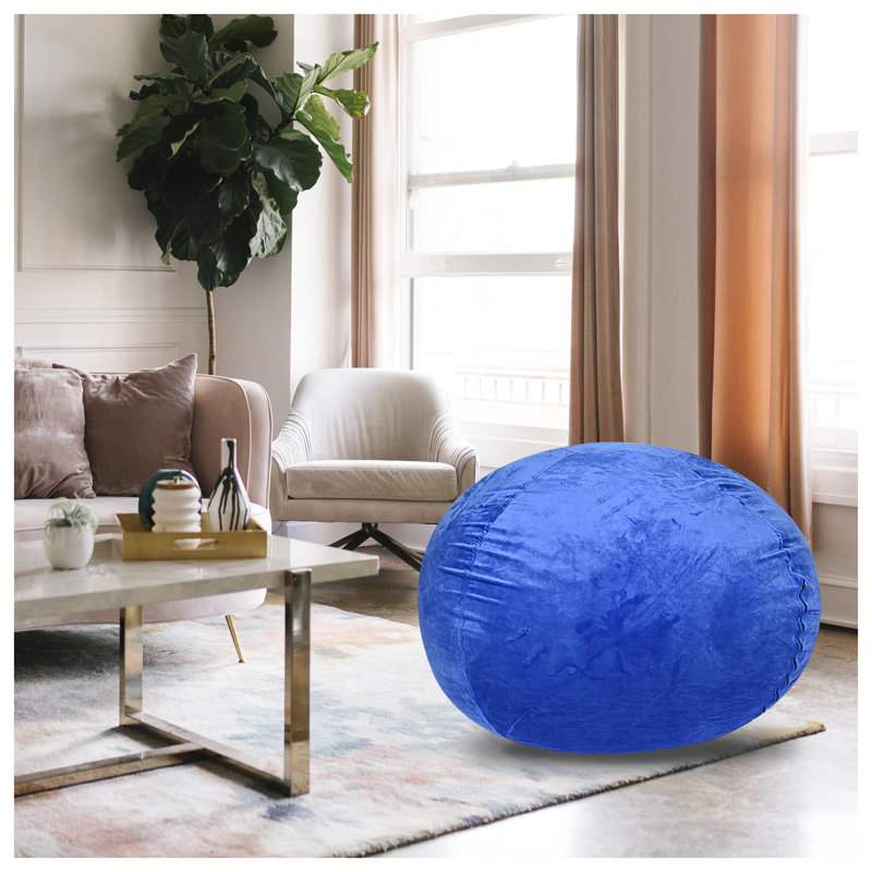 Fauteuil à billes 5 pi Minky Velvet