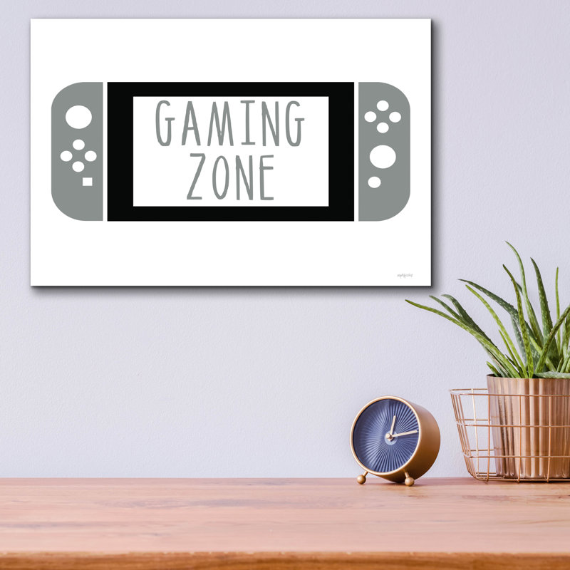 «Gaming Zone» par imperfect Dust, art mural en verre acrylique, H 12 po x l 16 po x P 0,13 po
