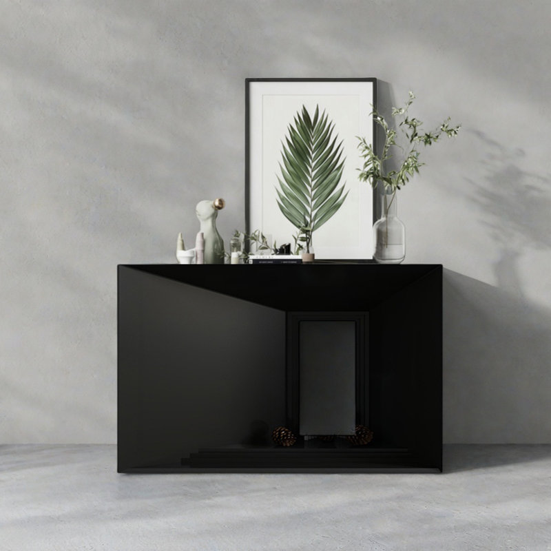 Console Modern Minimalist, Noir, H 31,5 po x l 47,24 po x P 13,78 po