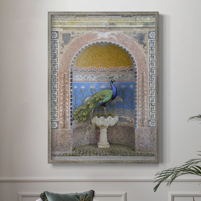 Impression paon Palace - bois massif 50295