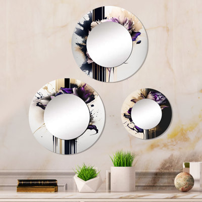 Dilcia Metal Round Mirror