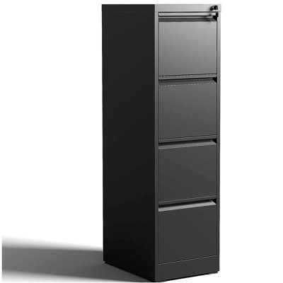 Classeur vertical en métal 4 tiroirs avec serrure