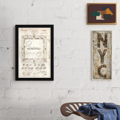 «Monopoly 1935 Parchment», cadre photo