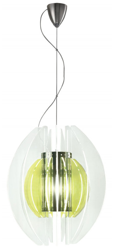 Mercer 1 - Light Brushed Nickel Geometric Pendant