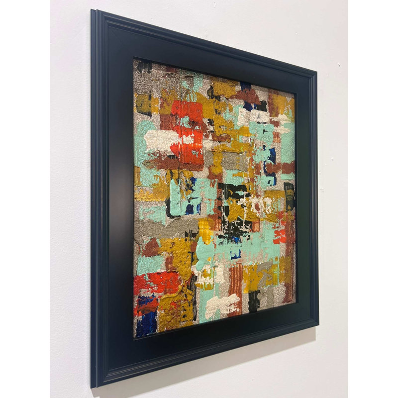 Community - Original Mixed-Media Abstract Painting by J. Kent Martin