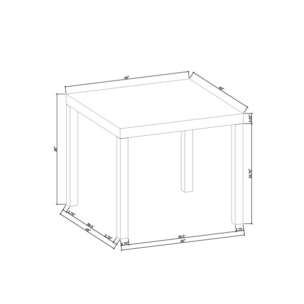 Dimensions du produit