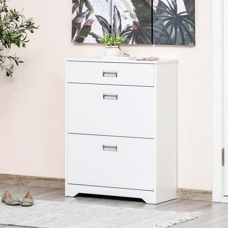 16 Pair Flip Down Shoe Storage