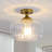 1-Light Semi Flush Mount Ceiling Light