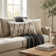 Housse et insert de coussin rectangulaire en coton Gladstone Tiles Luxury