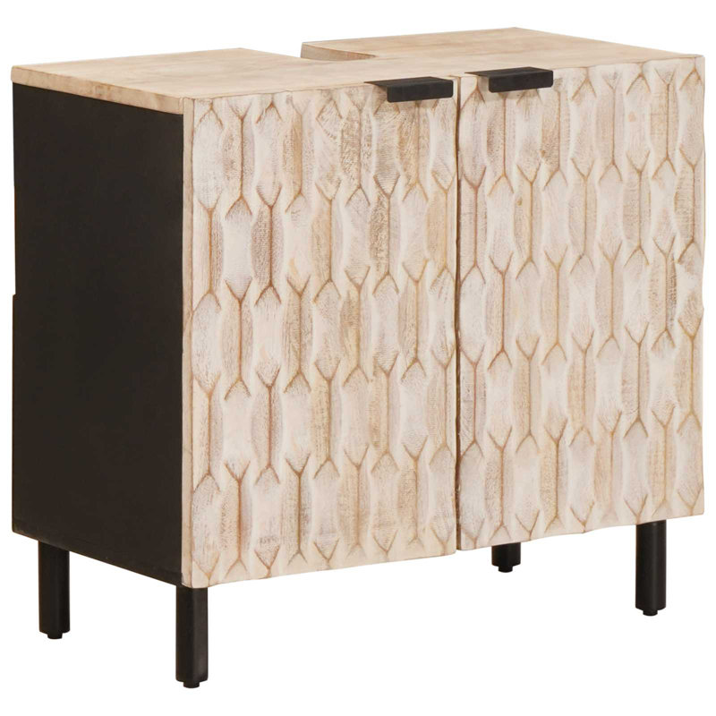 Bathroom Vanity with Basin, Beige