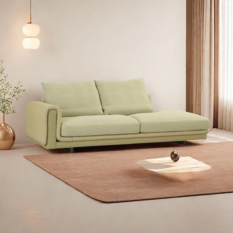Chaise longue spacieuse avec éponge à rebond élevé, Orienté à gauche (vu de face)