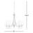 Breena 5-Light Dimmable Classic Chandelier with Clear Glass Shades-240199269-139206383