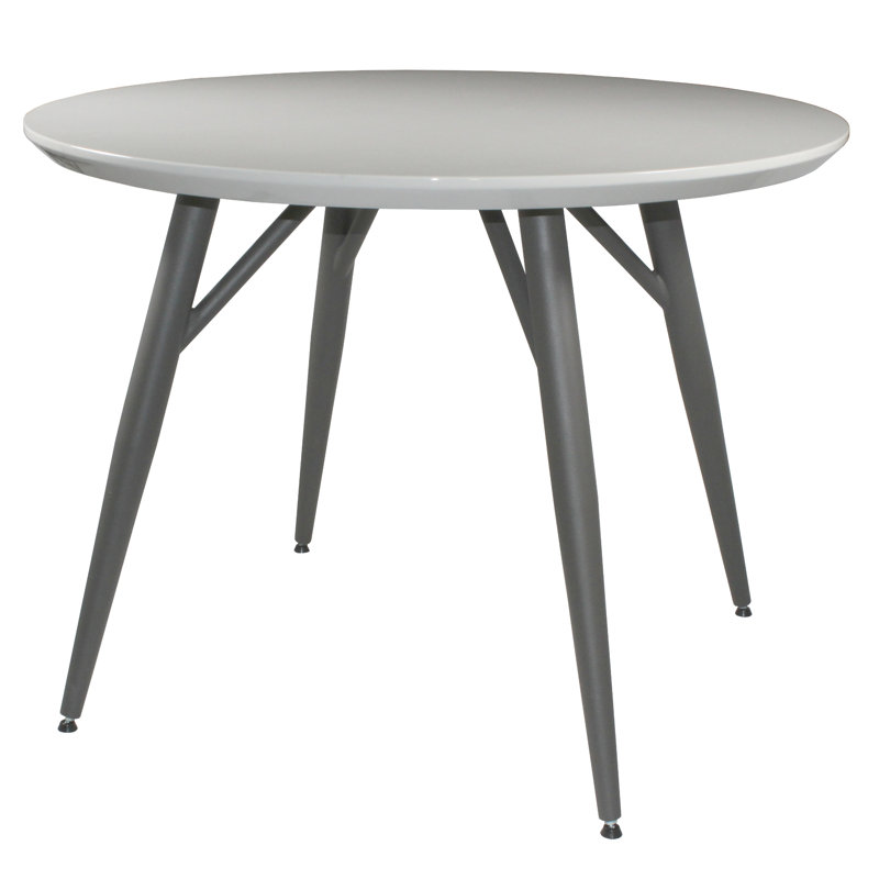 Coldiron Round Metal Base Dining Table