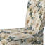 Crème délicate coquelicots fleurs - chaise d'appoint rembourrée Cottage