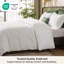 Housse de couette pour lit très grand en coton - Housse de couette 100% coton gaufré blanc noix de coco pour lit très grand, doux et doux pour toute la saison, 3 pièces, 104 po x 90 po-126671311-126671312