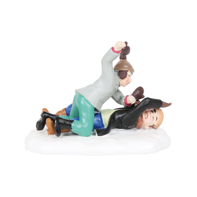 A Christmas Storey Village The Last Straw Figurine 1.9in H