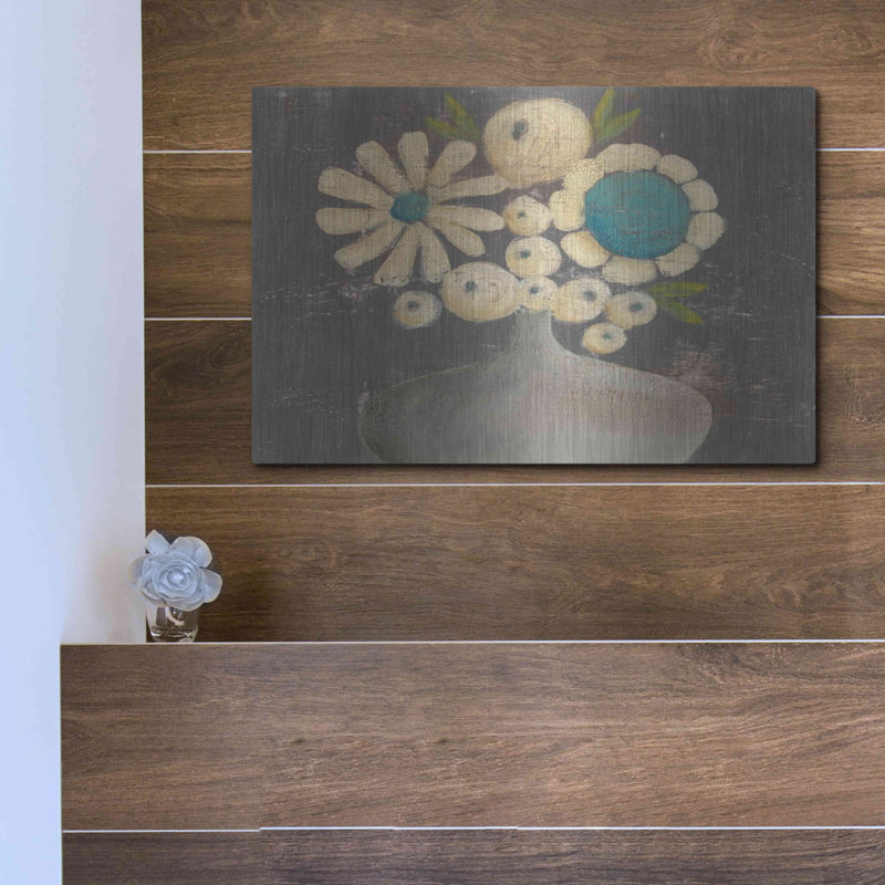 «Crackled Bouquet I» par Sue Jachimiec, H 12 po x l 16 po