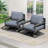 Swivel Patio Chair with Premium Cushion - Outdoor Rocking Chair for Ultimate Comfort-1928069907