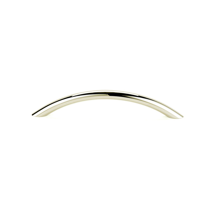 Poignée arquée Pull III, Nickel poli, 5"
