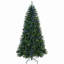 Arbre de Noël avec 620 lumières DEL RVB contrôlées par le Wi-Fi, 1721 pointes en PVC, 38 fonctions d'éclairage, synchro musicale, structure à charnières et support en métal, arbre des Fêtes contrôlé par une application intelligente-2051073905
